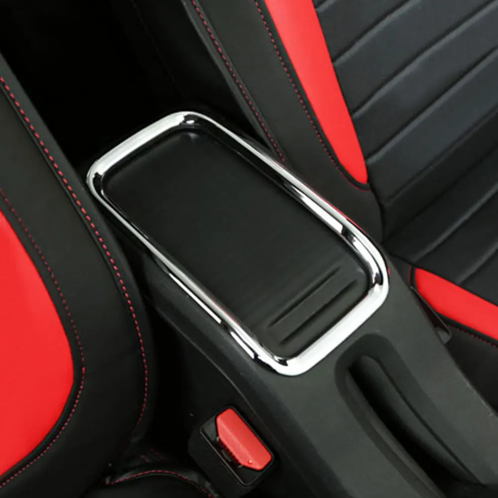 Декоративная панель-накладка на подлокотник автомобиля из хромированного металла с блестками для Peugeot 2008 2014 2015 2016 2017 2018 аксессуары.