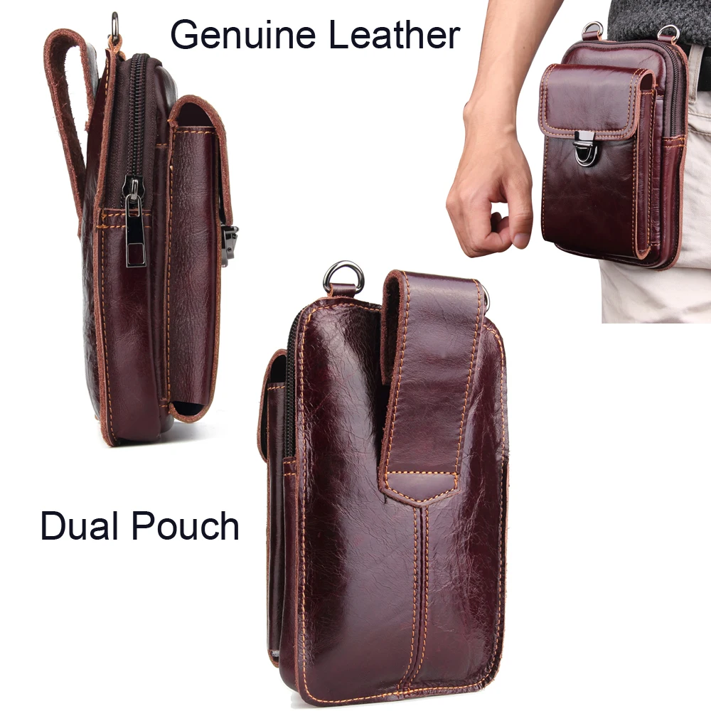 

Genuine Leather Pouch Shoulder Belt Mobile Phone Case Bags For Huawei Honor 8 Pro,Mate 8,Mate 7,Meizu E3/M6s/M6 Note/Pro 7 Plus
