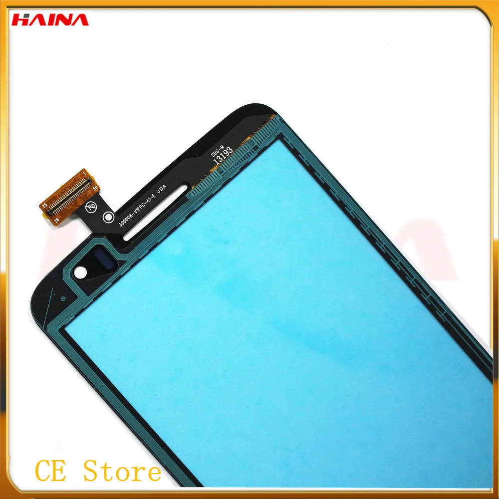 Стекло сенсорного экрана черного цвета для Alcatel One Touch Scribe HD OT8008 OT-8008A 8008W 8008D 8008
