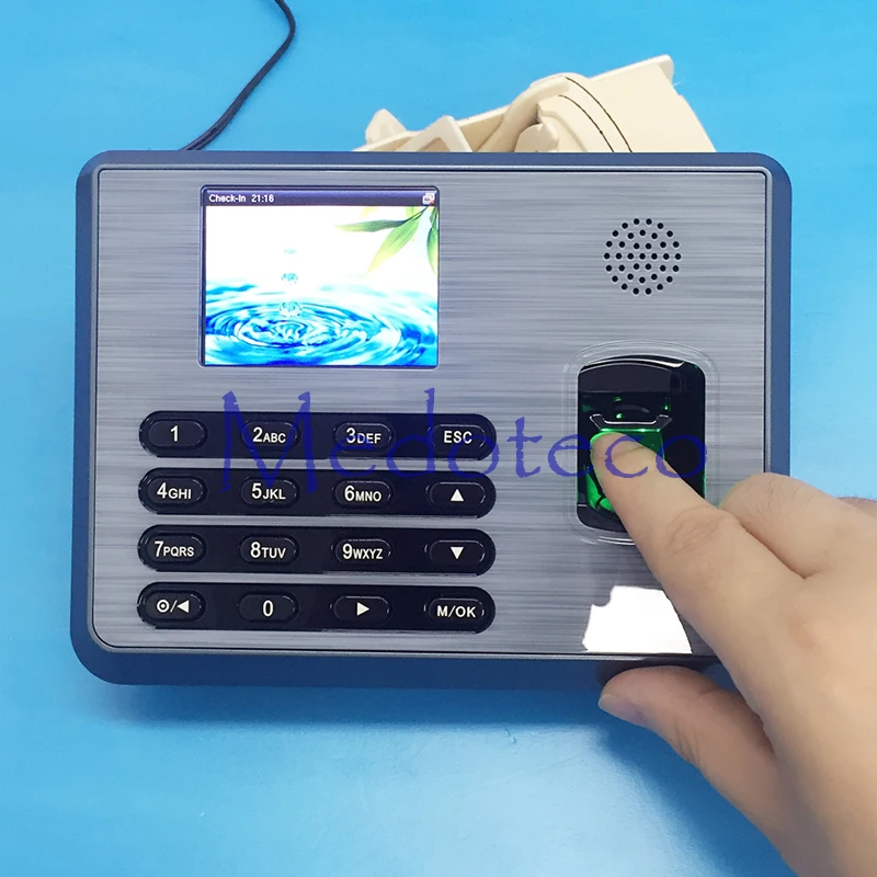 ZK TX628 TCP/IP биометрический отпечаток пальца время записи сотрудник Электронный
