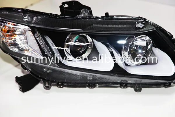 Для Honda Civic Светодиодные ленты типа U Ангельские глазки светодиодные фары LED
