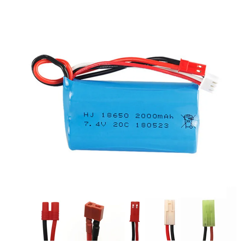 7 4 v 18650 2000mAh 20c Lipo батарея для дистанционного управления самолетов 955 956 957 948