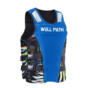 Спасательный жилет, неопреновый Профессиональный жилет для мужчин и женщин, для рыбалки, серфинга, дрифтинга, плавучести, жилет для взрослых, плавательные жилеты для детей