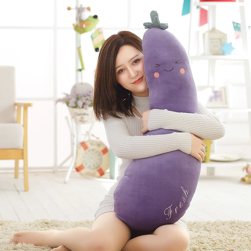 Плюшевая морковка eggplant игрушечная редька фаршированная овощи подушка для бросок