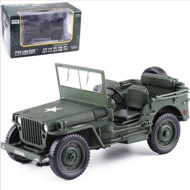1:18 сплав Военный джип Hummer внедорожник колесная машина Игрушечная модель| |