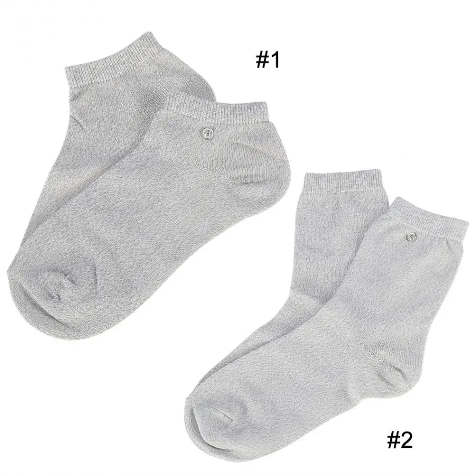 1 пара носков для электротерапии физический терапевтический электрод массажные