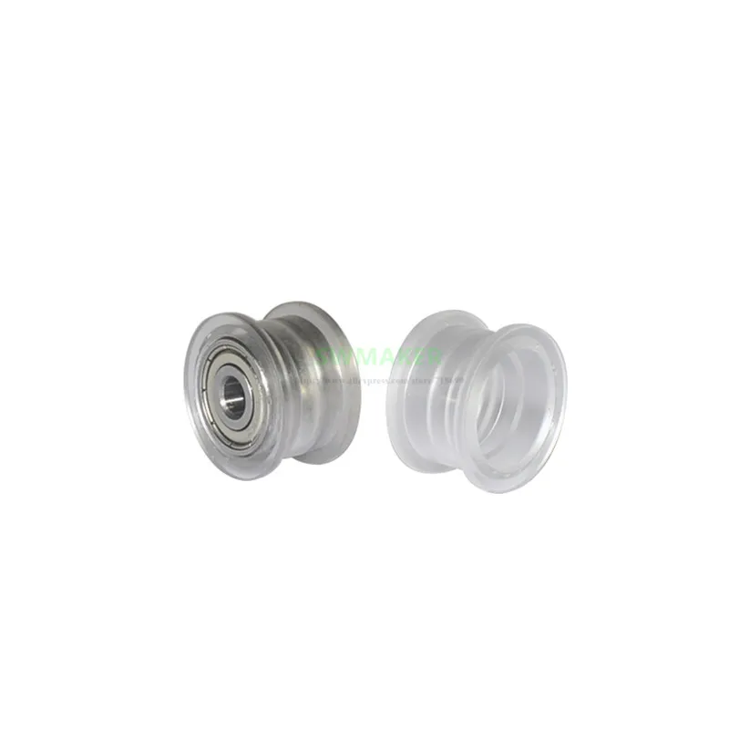 

10pcs New transparent Smooth Idler Pulley H wheel for Openbuilds V-Slot rail,OX CNC,V Slot,H type,H wheel