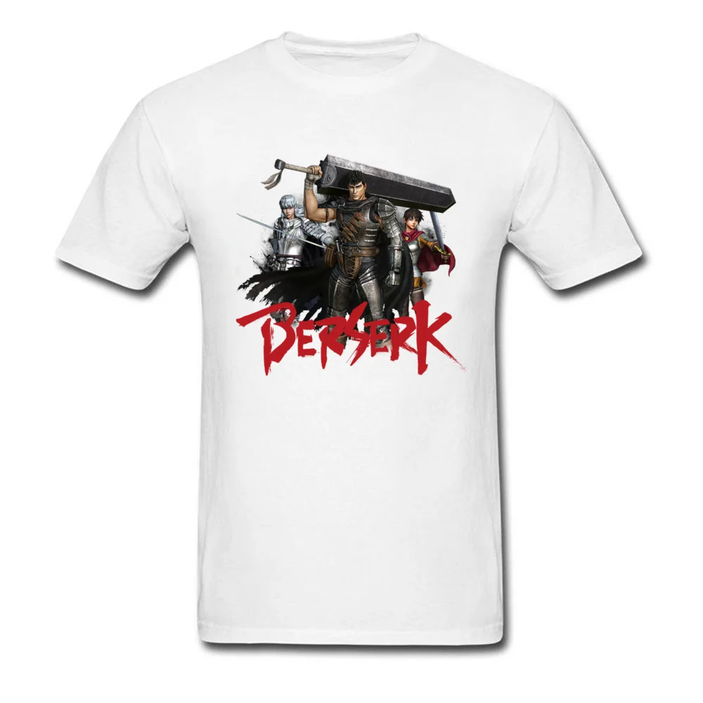 Comic Berserk группа Топ Футболки Лето/Осень Топы Рубашка Горячая распродажа чистый