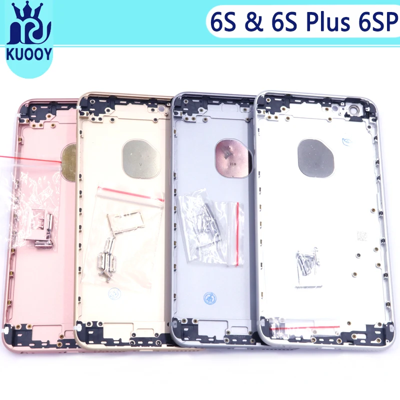 10 шт. полный корпус для iPhone 6 S 6plus 6SP крышка батареи задняя дверь промежуточный