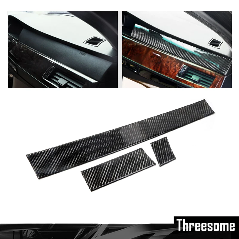 Наклейка из углеродного волокна для оформления интерьера автомобиля BMW E60 2005 2006