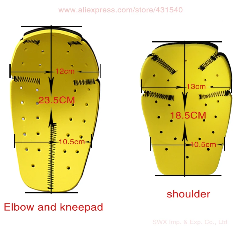 1 пара защитная накладка на плечо для мотокросса CE вставки мотоциклетной