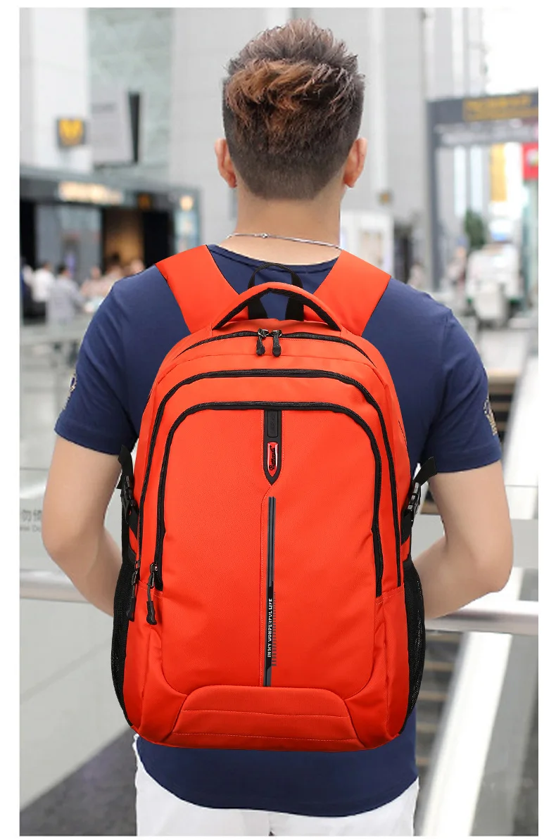 fashion business men's knapsack Large capacity travel backpacks School backpack schoolbags for boys mochila infantil