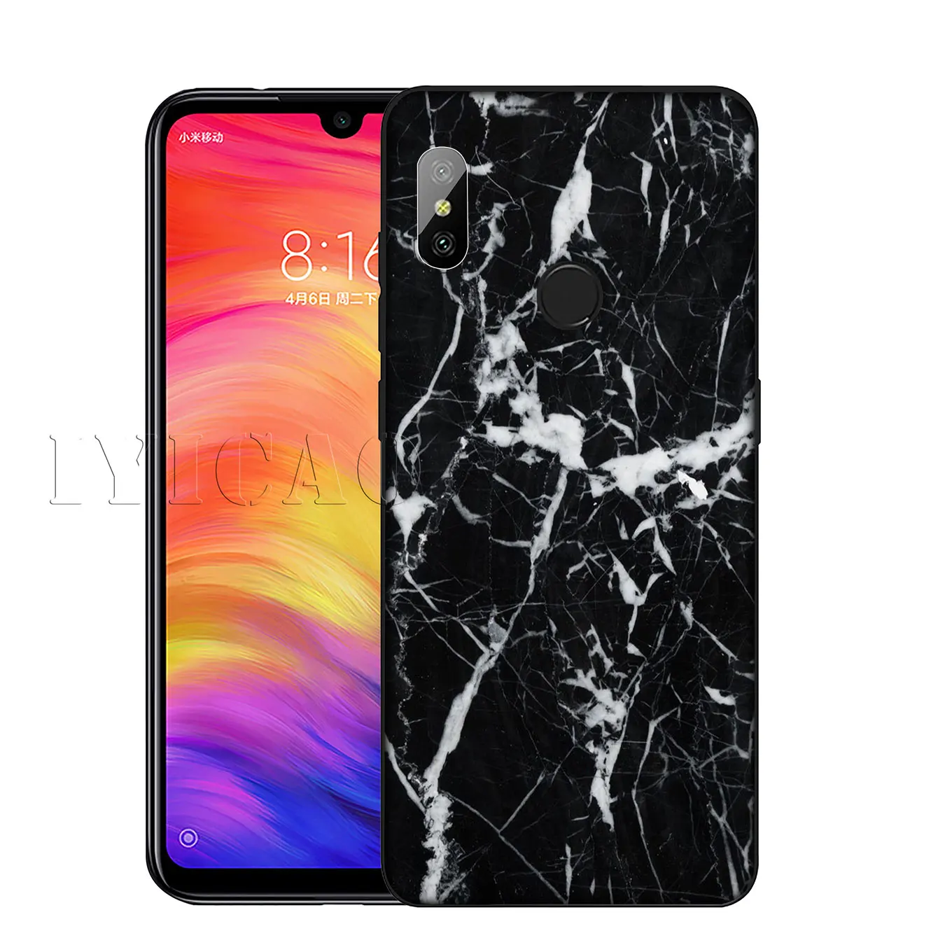 IYICAO Marble Gold Pink rose Glitter Dust Soft Silicone Case for Xiaomi Mi 10 9 9T CC9 CC9E 8 SE A3 Pro A1 A2 Lite 6 f1 |