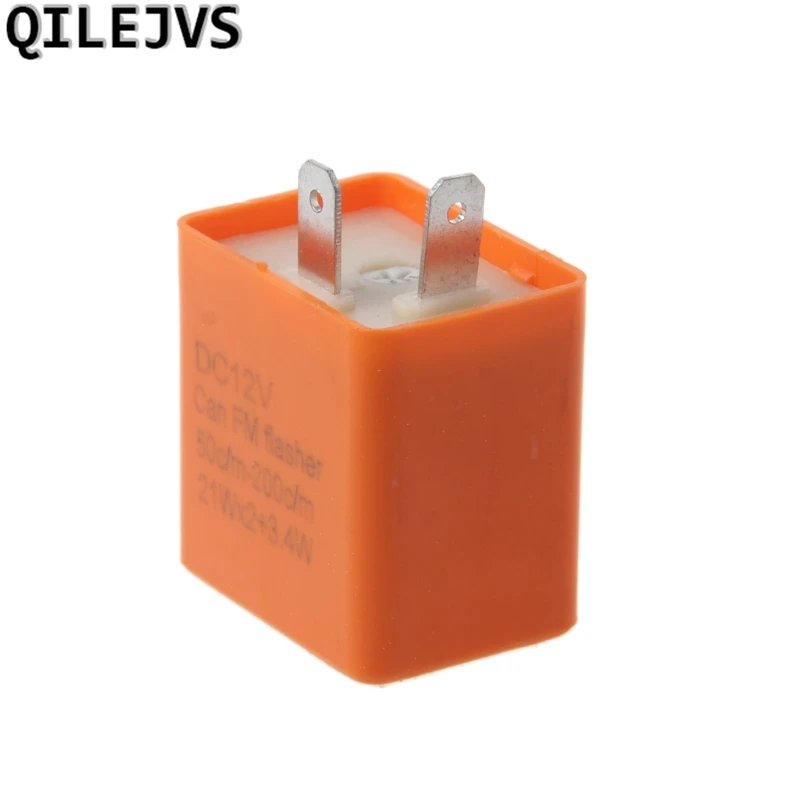 

QILEJVS 12В 2-контактный мотоциклетный мигалка регулируемый светодиодный мигалка реле указатель поворота #1