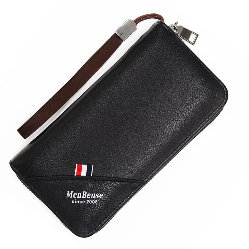 Роскошный Новый мужской кошелек длинные вместительные многофункциональные
