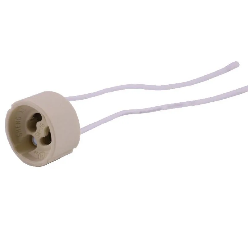 Держатель лампы GU 10 для 220 в 240 110 В GU10 Base LED Light галогенная бусина соединение