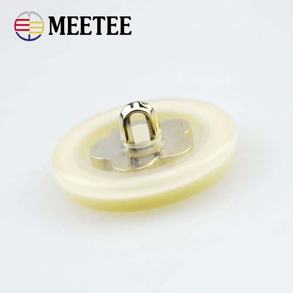 30 шт. Meetee цветок Пластик смолы кнопки 17/21/25 мм для модная куртка-ветровка Костюмы Швейные аксессуары для рукоделия C3-2