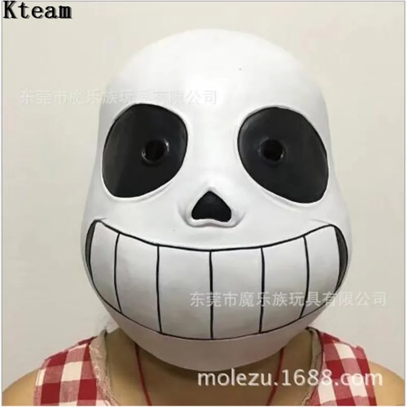 Горячие игры Undertale маска жесткий латекс Косплэй папируса шлем для наращивания на