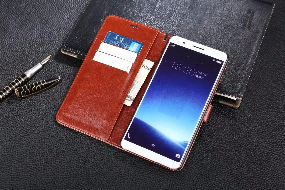 For Vivo X20 Plus Case X20Plus 6.43 Luxury Wallet PU Leather Back Cover Phone X 20 Flip | Мобильные телефоны и аксессуары