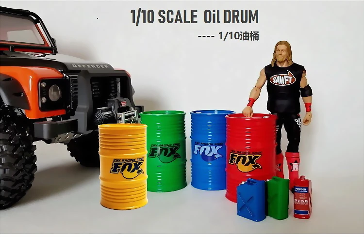 Топливный бак масляного барабана для 1/7 ~ 1/10 RC HRAXXAS king of the hammers и трофейный грузовик