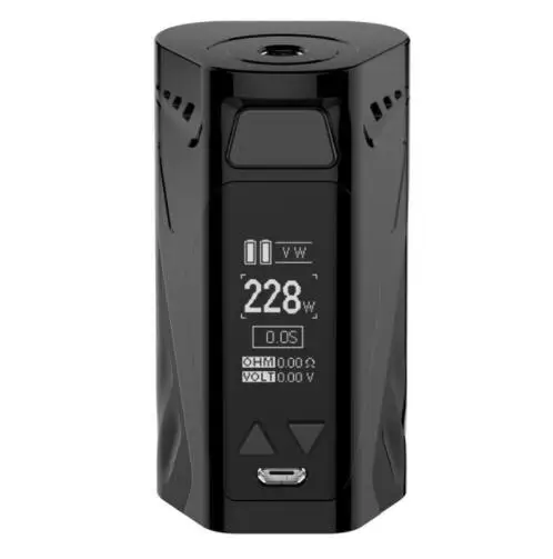 Оригинальный Rincoe Manto X Mesh 228 Вт Box MOD fit 6 мл Metis Mix распылитель Поддержка двойной 18650