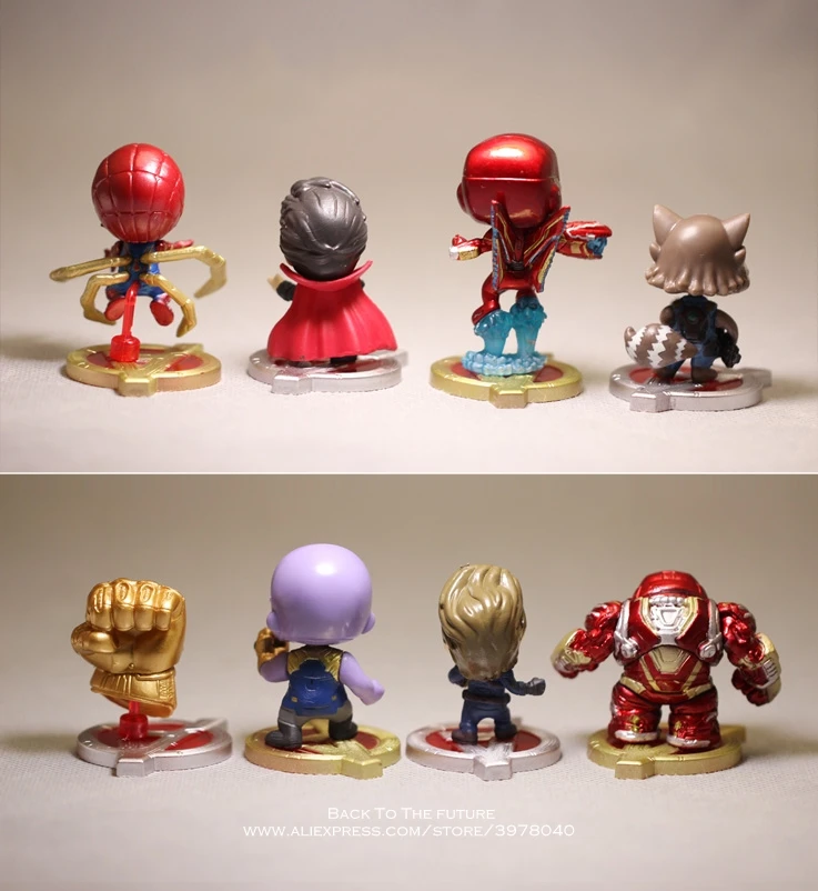 Disney с принтами "Marvel" "Мстители" 8 шт./компл. 5 6 см Железный человек фигурку