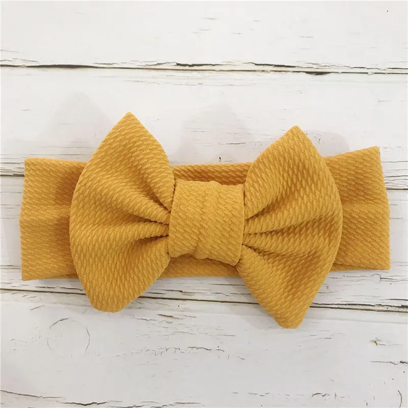 

Big Bow Baby Headbands 2019 Spring Infant Headwraps Newborn Girls Turban