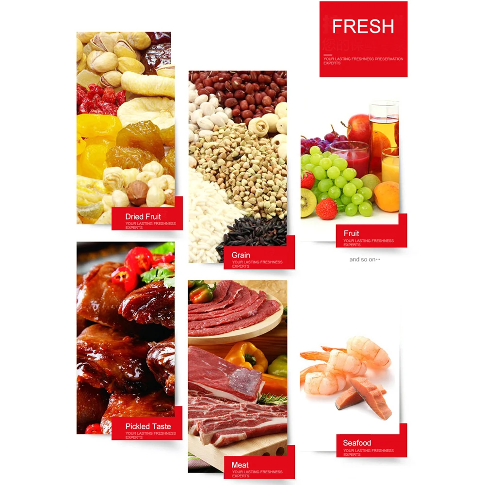 22 см х 500 5 Рулонов Мешки Для Хранения Продуктов Питания Кухня Продовольствия Sealer