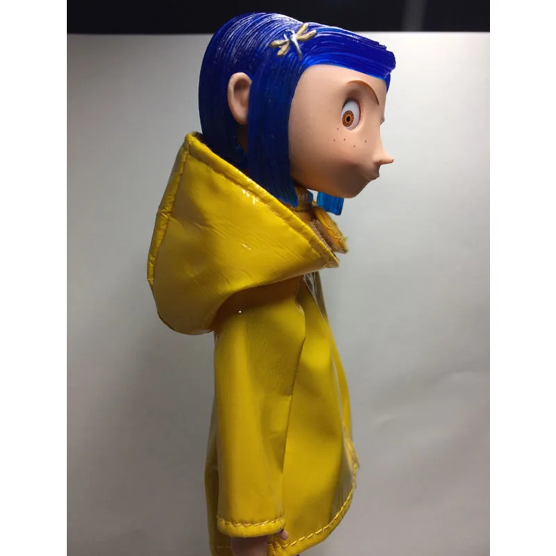 Горячая NECA фильм Coraline и секретная дверь плащ ПВХ Фигурки игрушки куклы 17