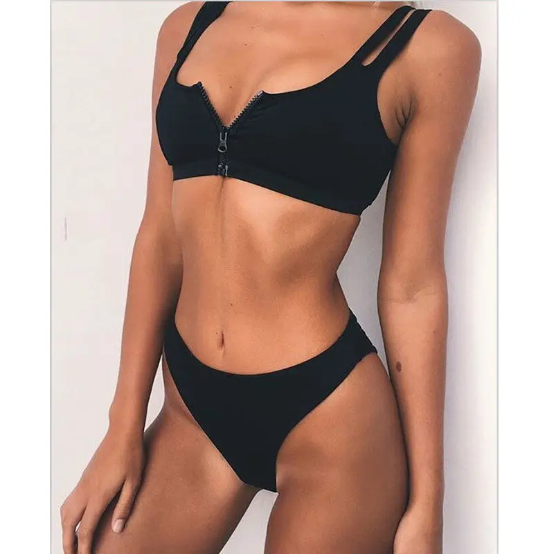 2017 Для женщин Чистый Бинт комплект бикини Новый стиль пуш-ап бюстгальтер