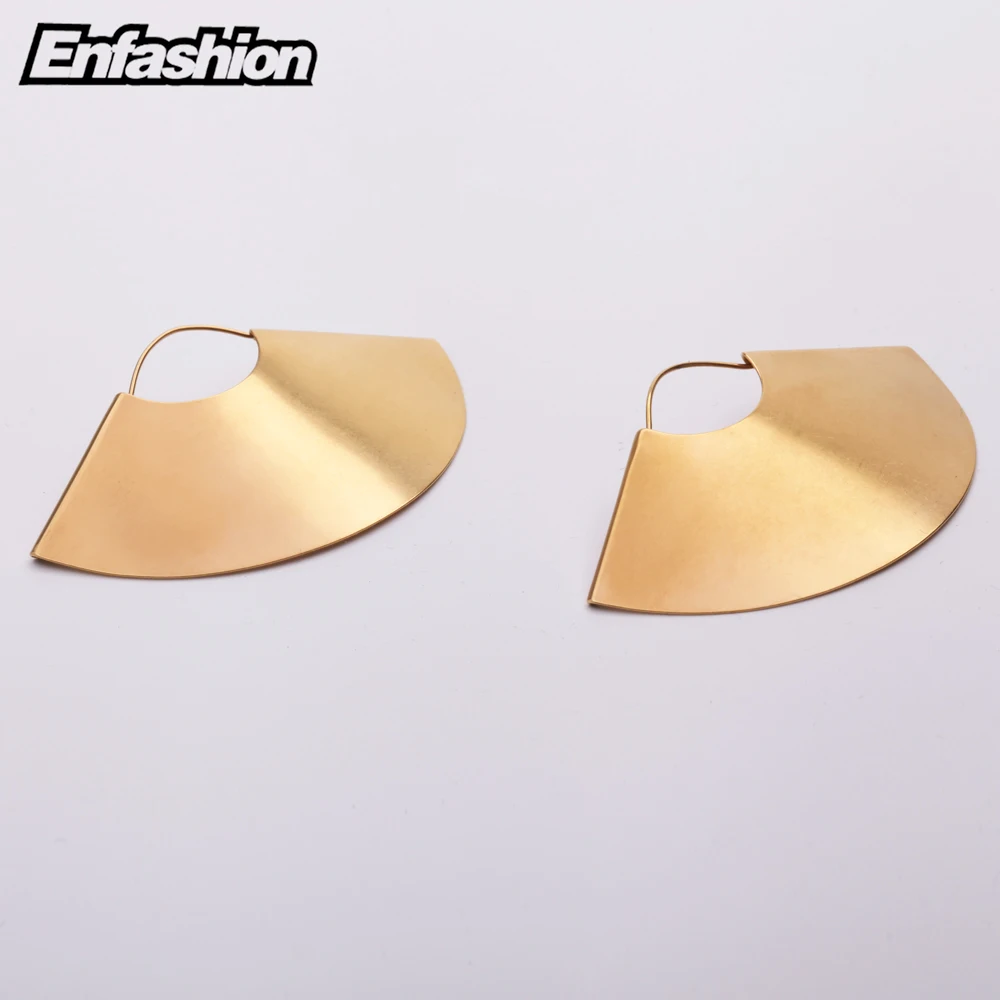 Enfashion, Винтажные висячие серьги, матовое золото, большие серьги, висячие серьги для женщин, модное ювелирное изделие, brinco E5425