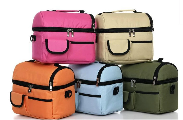 

Портативный на плечо для ланч-боксов для пикника сумка-холодильник с теплозащитным покрытием пакет со льдом для Коробки для обедов для Еда ...