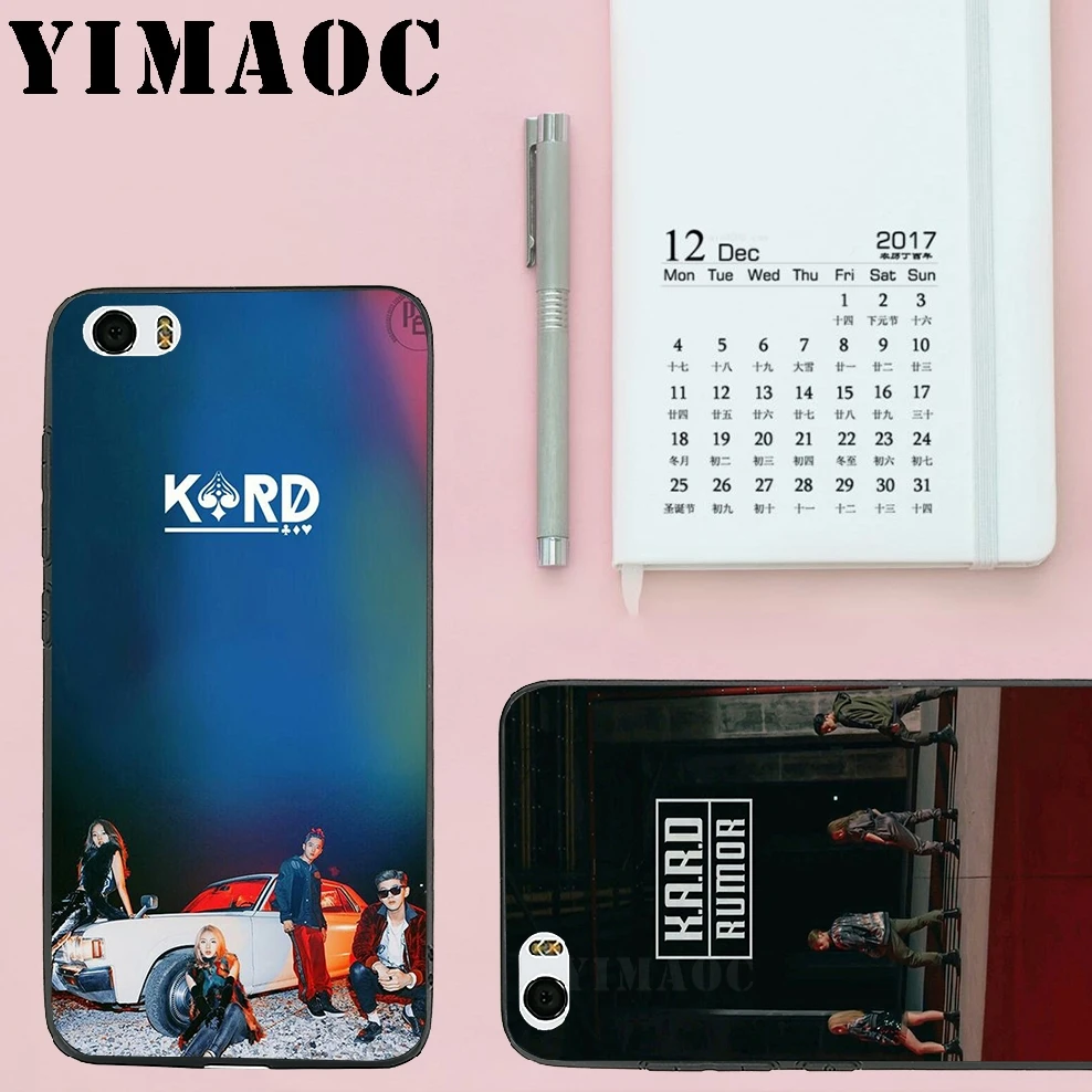YIMAOC Kard Bands Wanna One Мягкий силиконовый чехол для Xiao mi Red 6 Note 4X 4A 5A 5 Plus A1 A2 Pro Lite 8 |