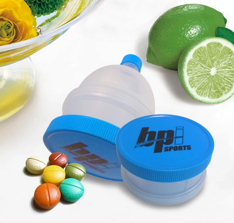 UPORS 2 Layers Protein Powder Funnel Portable Fill Funnel Gym Partner for Water Bottle and Protein Shaker Bottle BPA Free