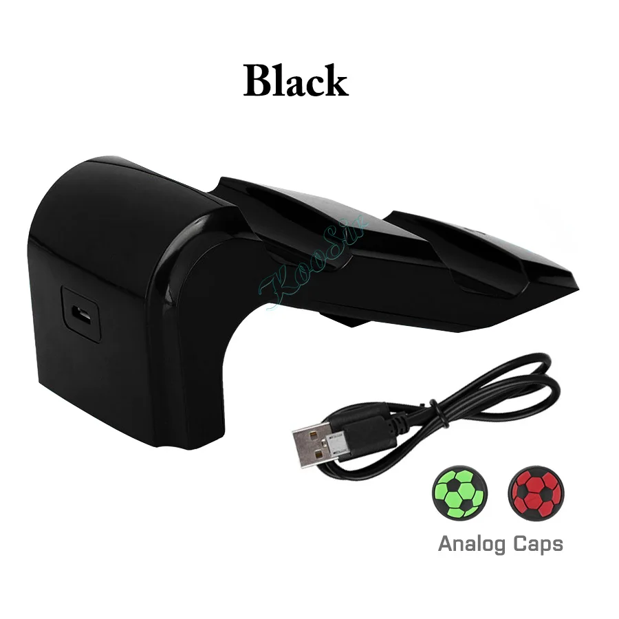 Black PS 4 Pro беспроводной контроллер двойной usb зарядная док-станция PS4 тонкая ручка зарядное устройство для джойстика подставка для Playstation 4 игр - Color: Black