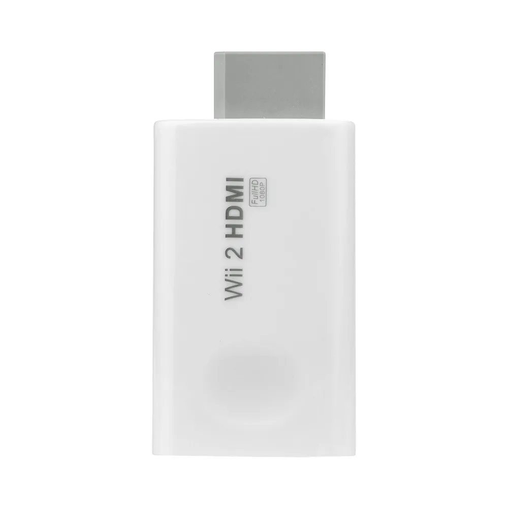 Full HD HDMI 1080P конвертер адаптер с 3 5 мм аудиовыход для Wii 2 4 3|Картридеры| |
