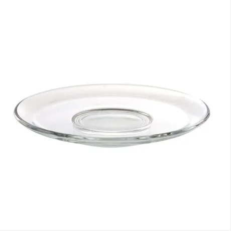 6 шт. стеклянная чашка с блюдцем 80 мл термостойкая посуда для дома офиса бара