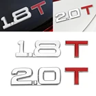 1,8 T 2,0 T 3D металлическая наклейка на авто наклейка цилиндр рабочий объем логотип Светоотражающая эмблема значок Универсальный
