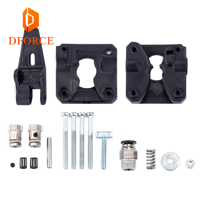 DFORCE Drivegear Комплект двойной привод шестерни экструдер комплект клонированный Btech обновление для Prusa i3 3d передаточный механизм принтера Мини Боуден экструдер