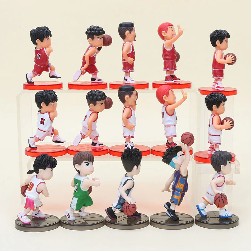 5 шт./лот Slam Dunk фигурки японского аниме ПВХ Фигурки игрушки модель фигурка