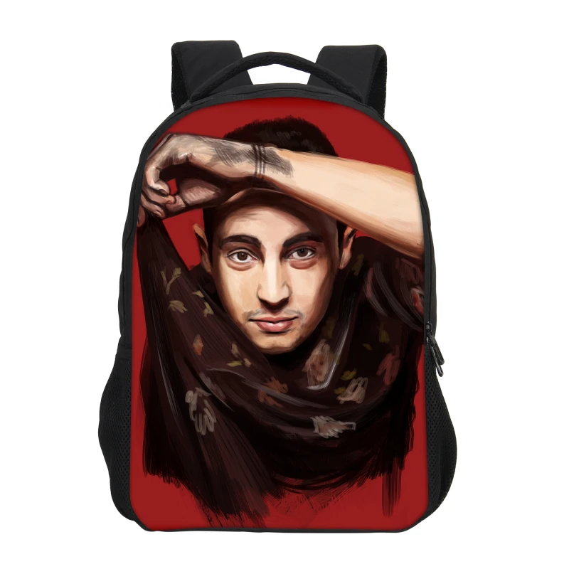 VEEVANV Детский рюкзак, школьные сумки, модные Mochila Twenty One Pilots, рюкзак с принтом для мальчиков, крутая сумка для книг, мультяшная сумка на плечо - Цвет: 18