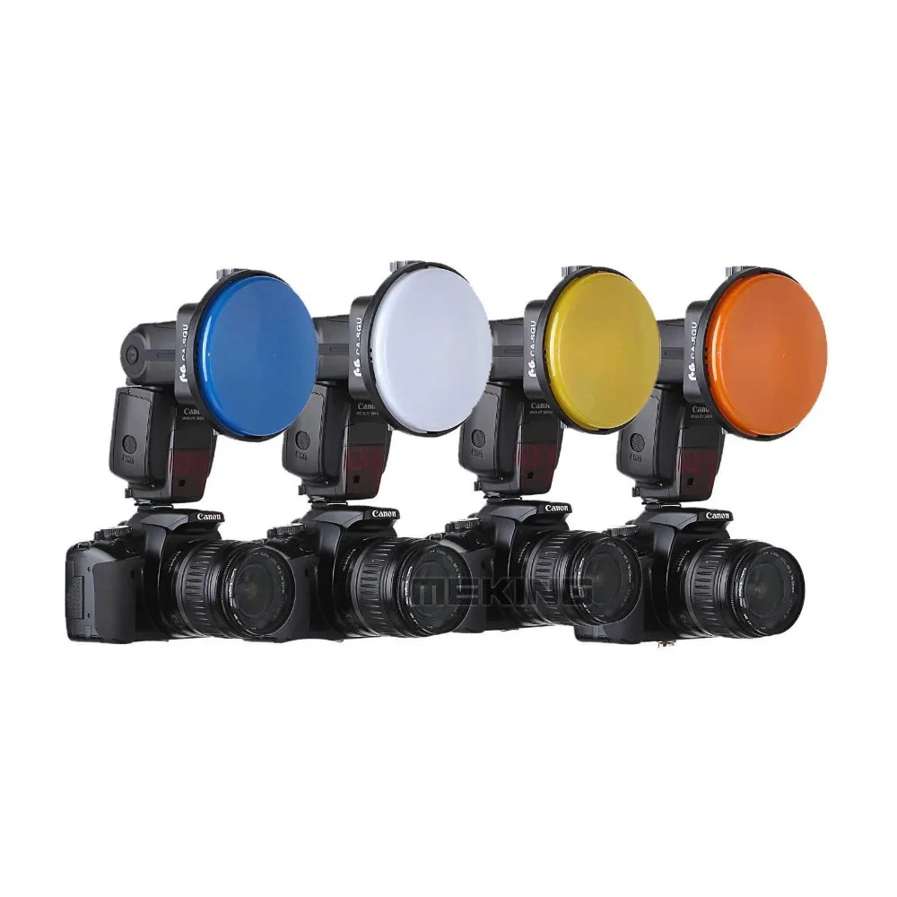 Вспышка Speedlite K9/K 9 4 цвета гели фильтр Софтбокс диффузор отражатель управления