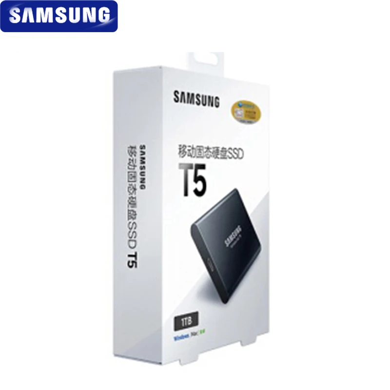 100% Samsung T5 портативный SSD 250 ГБ 500 1 ТБ 2 USB3.1 внешний твердотельный накопитель USB 3 Gen2 и