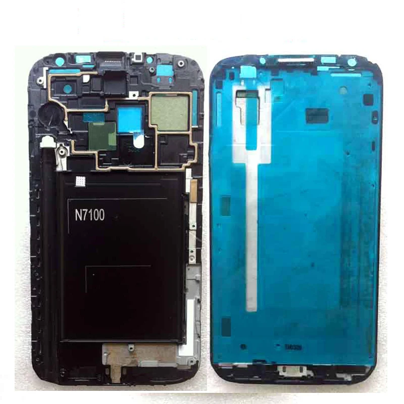 Оригинальный Новый чехол для Samsung Galaxy Note 2 II note2 N7100 N7105 передний корпус средний