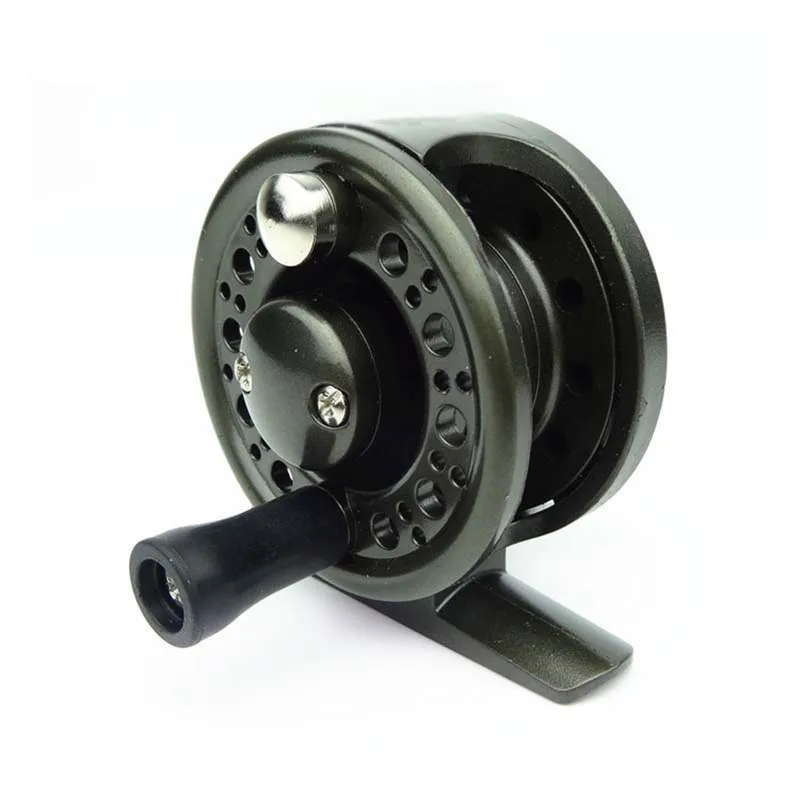 black Катушка для ловли со льдом 1+ 1BB морские катушки Пресноводные снасти Спиннинговые катушки - Цвет: black