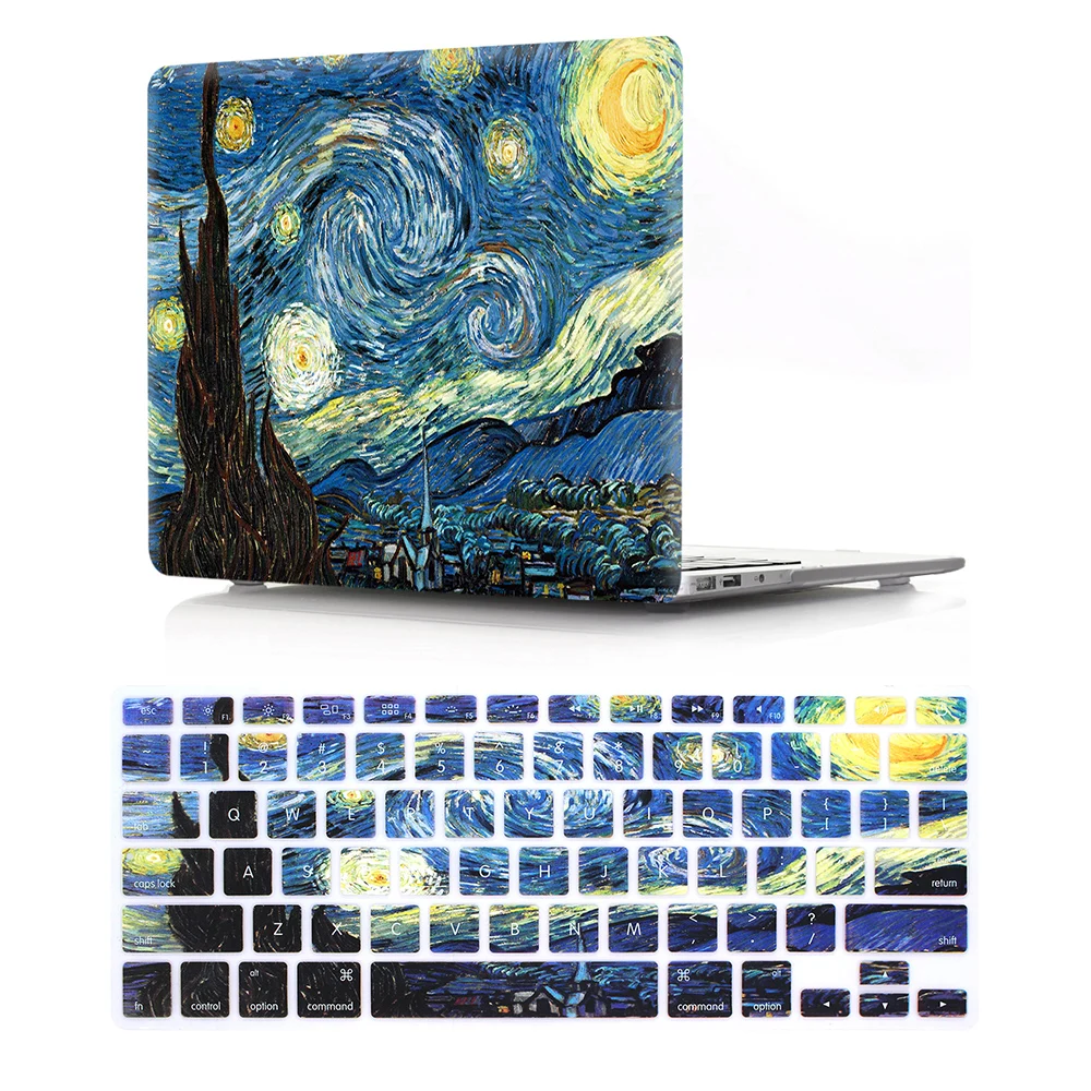 GOOYIYO 2018 Ноутбук Жесткий ПК чехол левый и правый мозг крышка для Macbook Air retina Pro 11 12 13 15