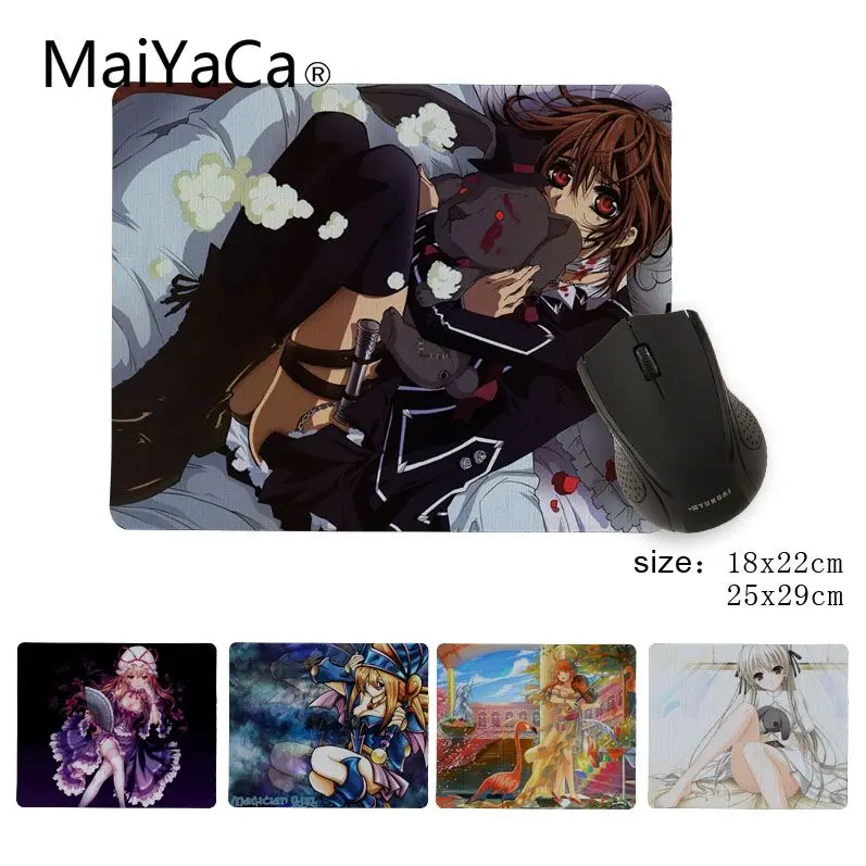 

MaiYaCa Simple Design dark magician girl Beautiful Mouse Mat Size for 180x220x2mm and 250x290x2mm Small Mousepad