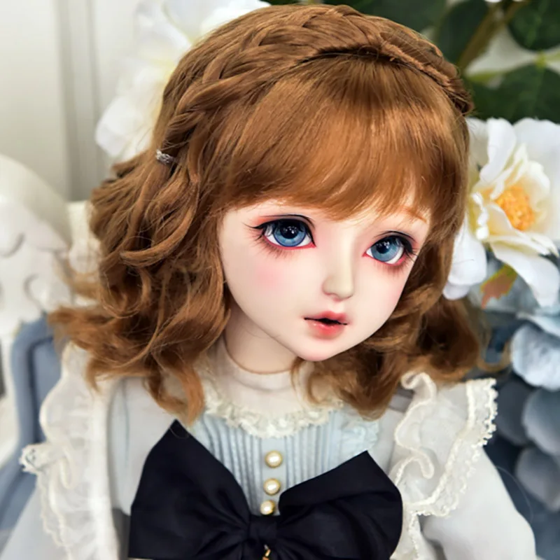 Cateleya bjd парик куклы Супер Мягкий Шелковый стиль волос 5 цветов на выбор 1/3 1/4 1/6