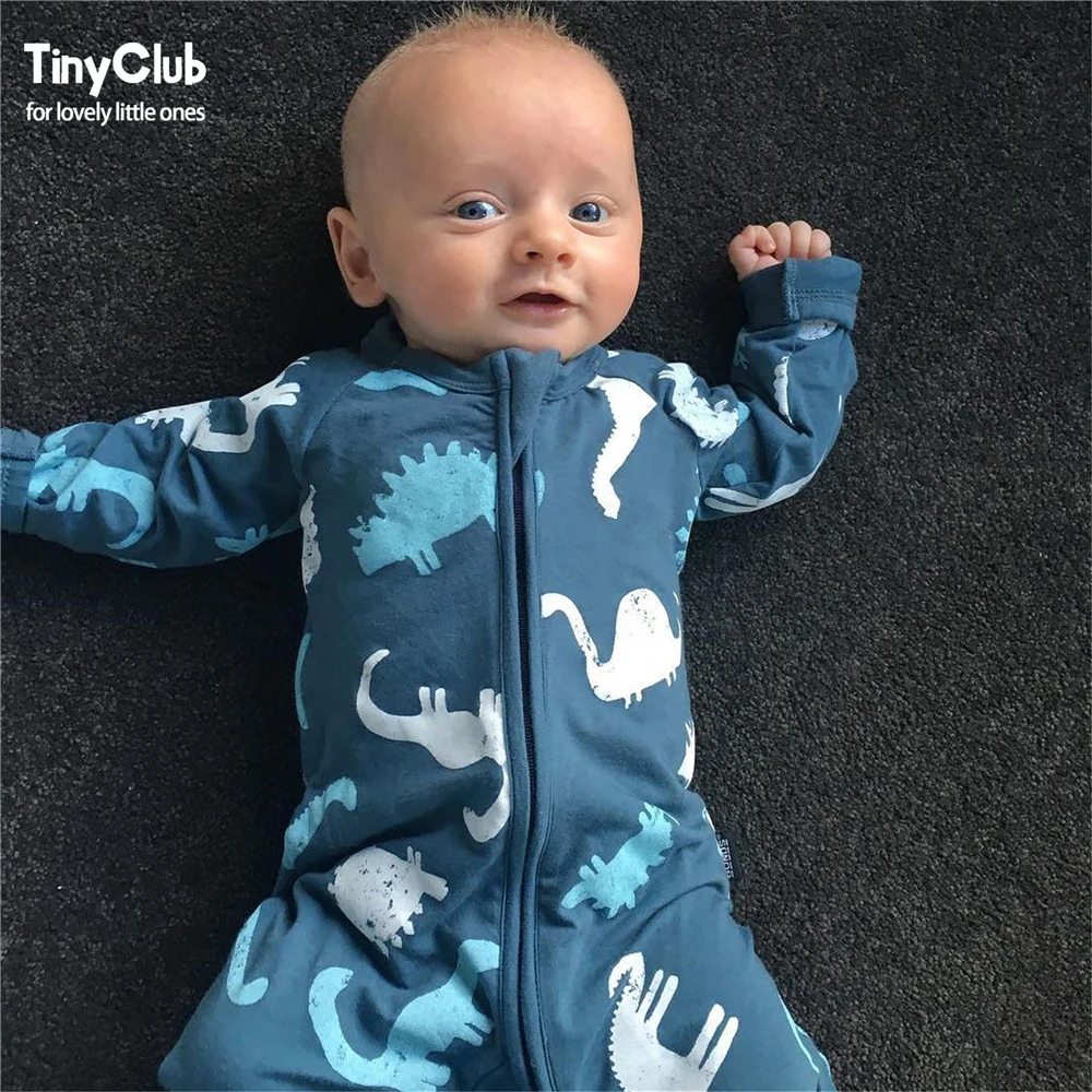 TinyPeople популярный детский комбинезон Детский с длинными рукавами осенняя одежда