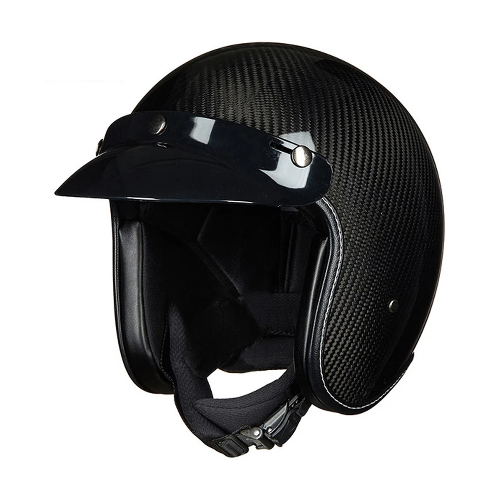 Мотоциклетный шлем GXT в стиле ретро полулицевые шлемы из углеродного волокна